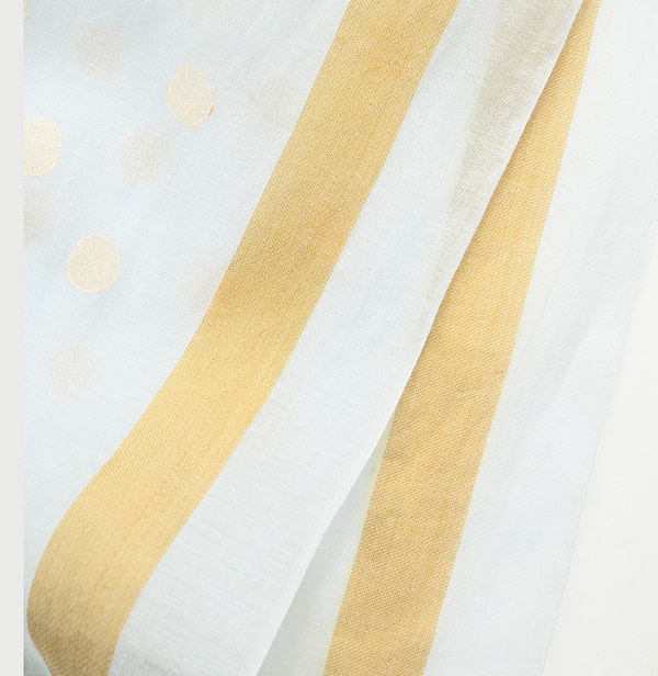 Indian Silk Khadi Dot Stole