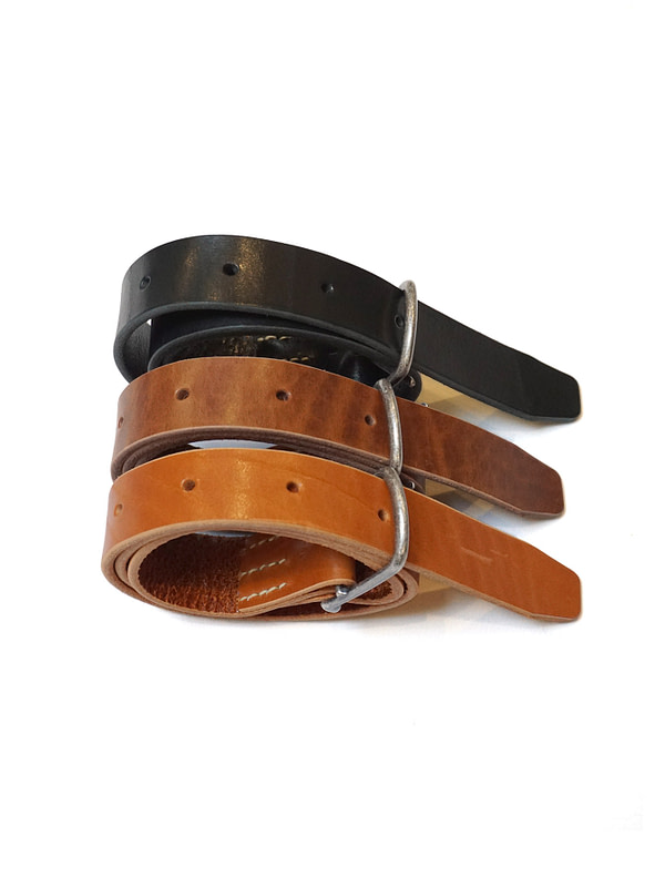 Vintage belt in 3 diffrent colors