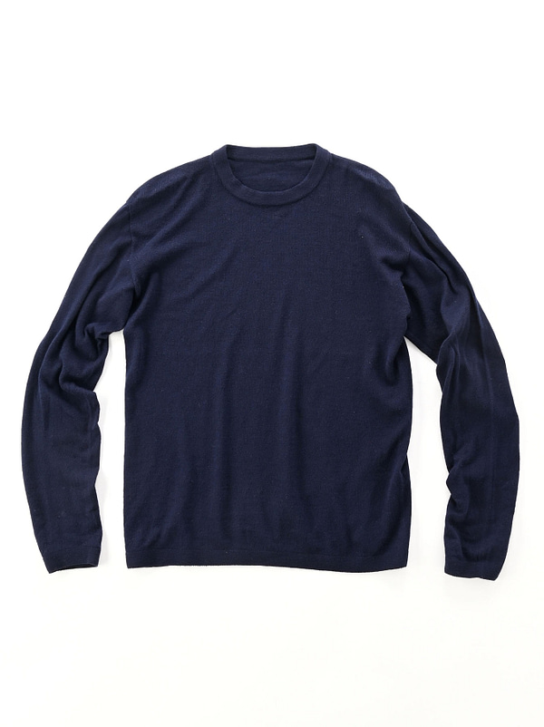 Supima Cotton Super Gauze 908 Crew navy