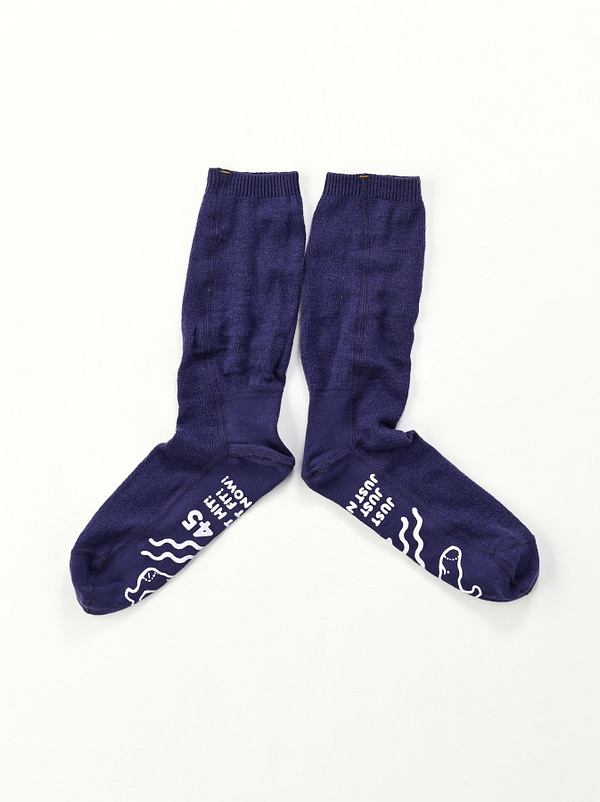 Super Gauze Dobby Socks purple