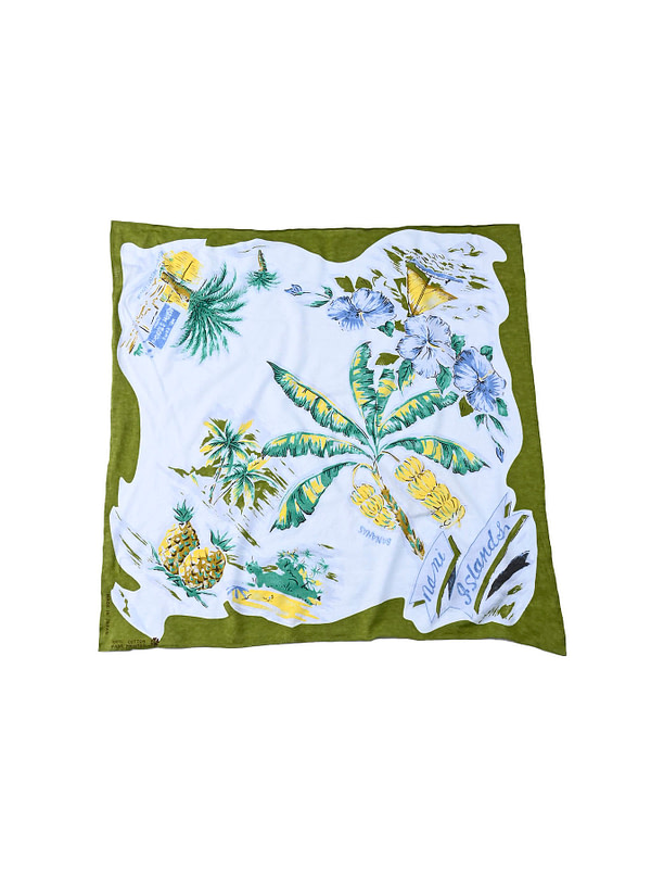 Tenjiku Cotton Palm Aloha Bandana mint