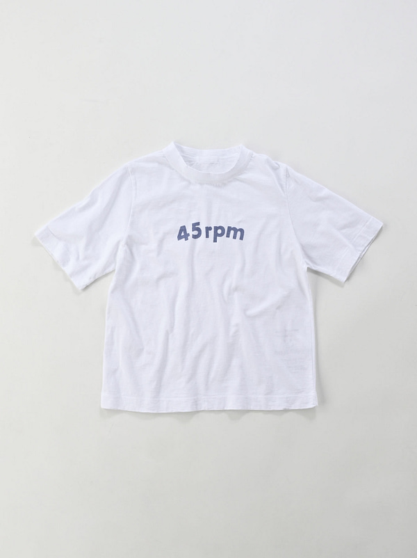 Logo Print 45 Star Cotton T-shirt white