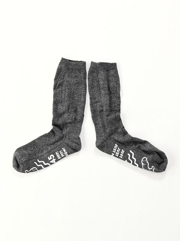 Super Gauze Dobby Socks black