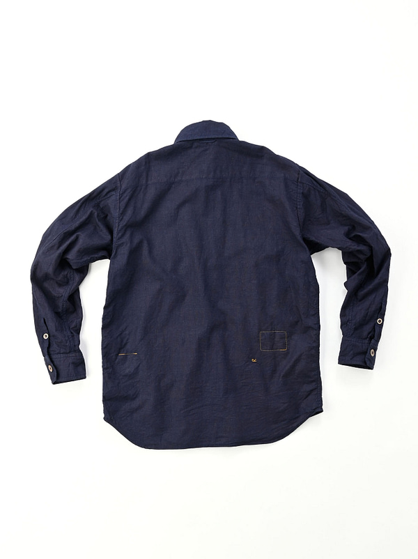 Indigo Double Woven 908 On The Beach Shirt