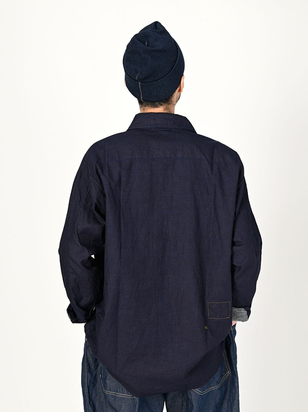 Indigo Double Woven 908 On The Beach Shirt