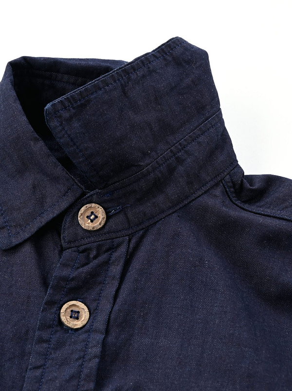 Indigo Double Woven 908 On The Beach Shirt