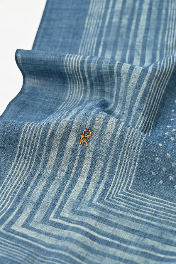 Supima Selvedge Petite Star Bandana Detail