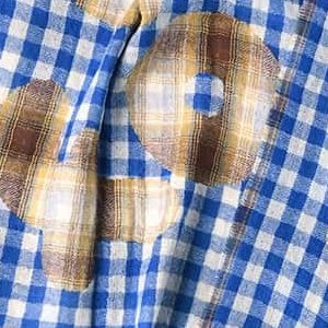 74 Blue Gingham