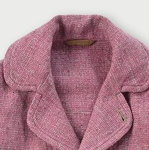 43 Pink Herringbone