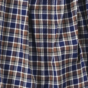 84 Navy x Brown Check
