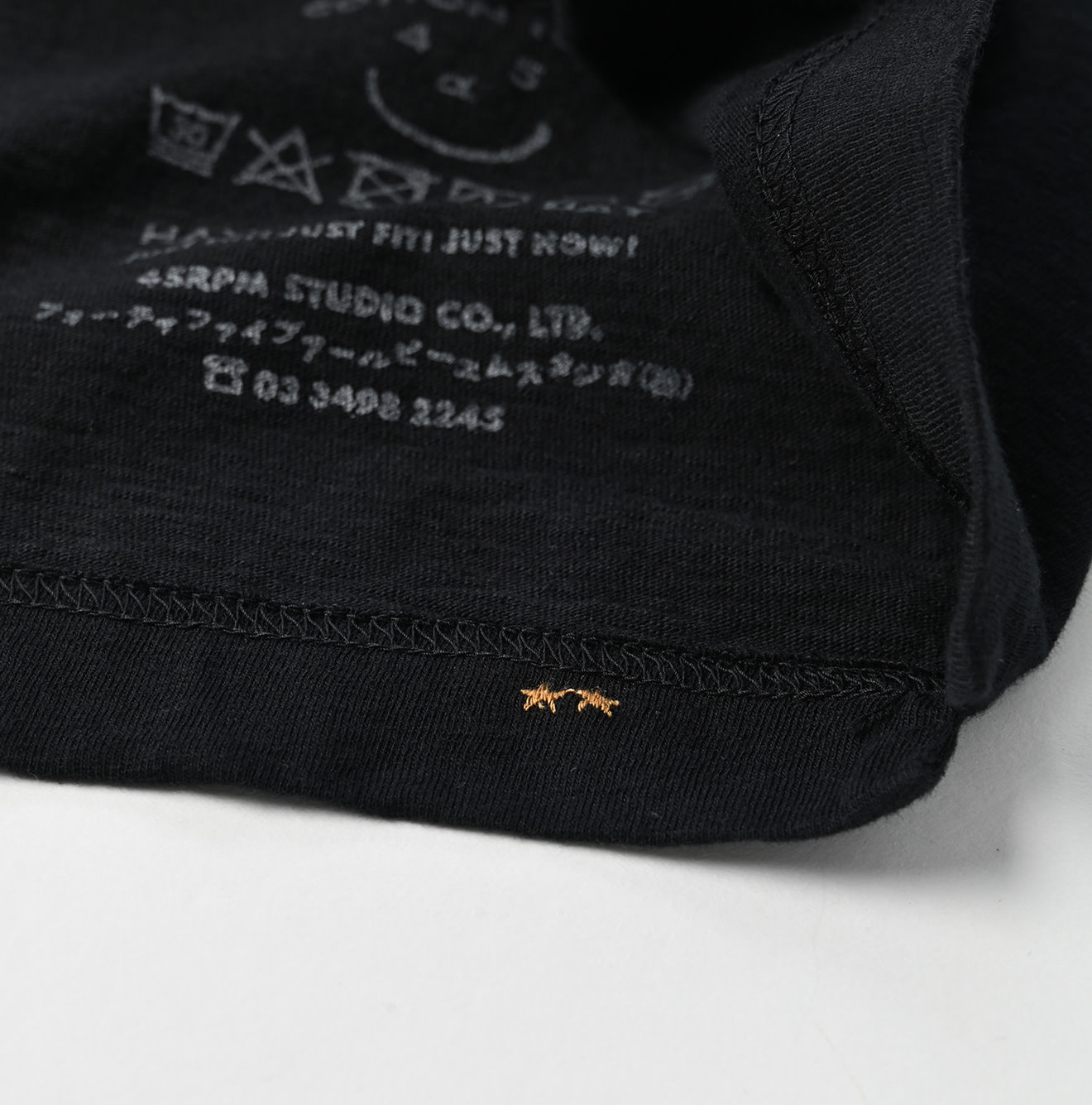 45 Star 908 Long Sleeve T-shirt Detail