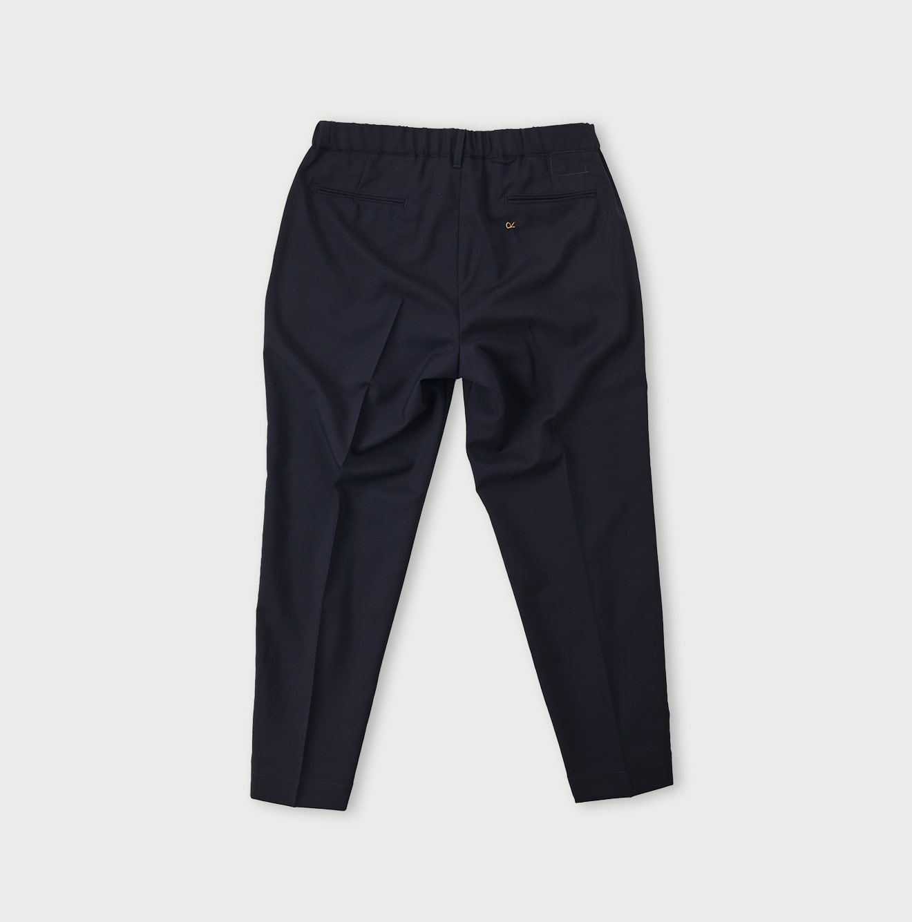 Combed Wool Easy Slacks WOMEN Back