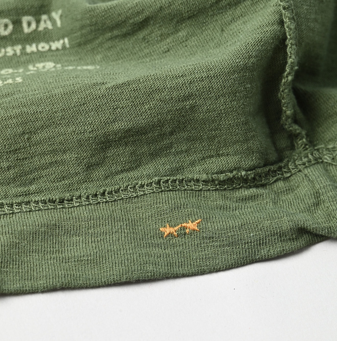 Tenjiku Square T-shirt Detail