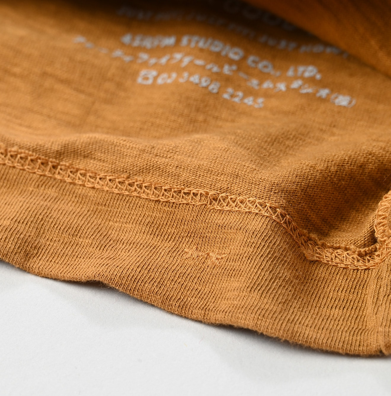 Plant Dyed Square T-shirt Detail