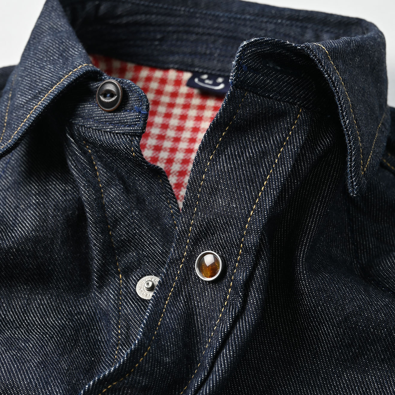 Indigo 45 Petite Denim 908 Eastern Shirt Nou Detail