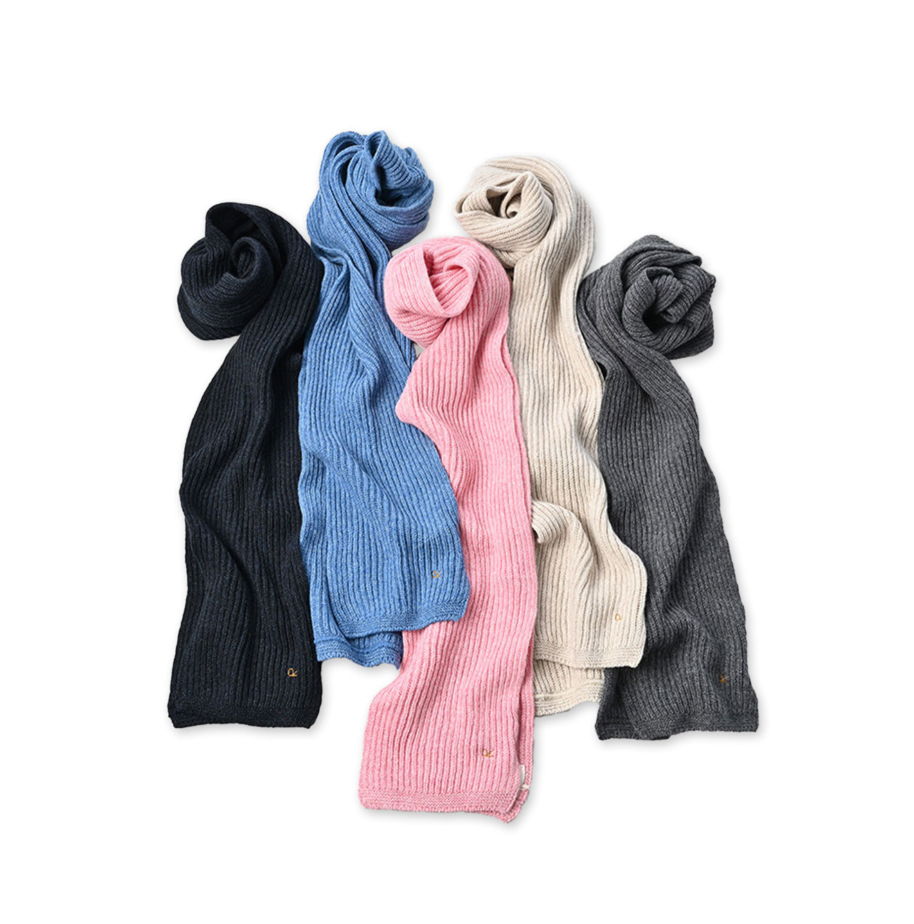 Cashmere Waffle Long Muffler