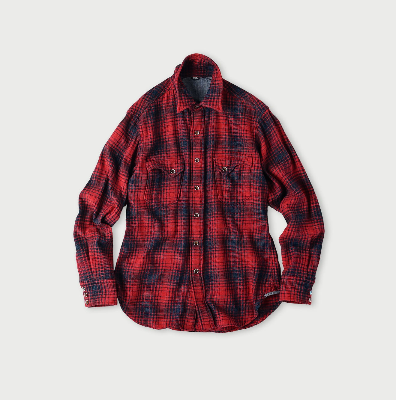Indigo Zimbabwean Flannel 908 Eastern Shirt Red