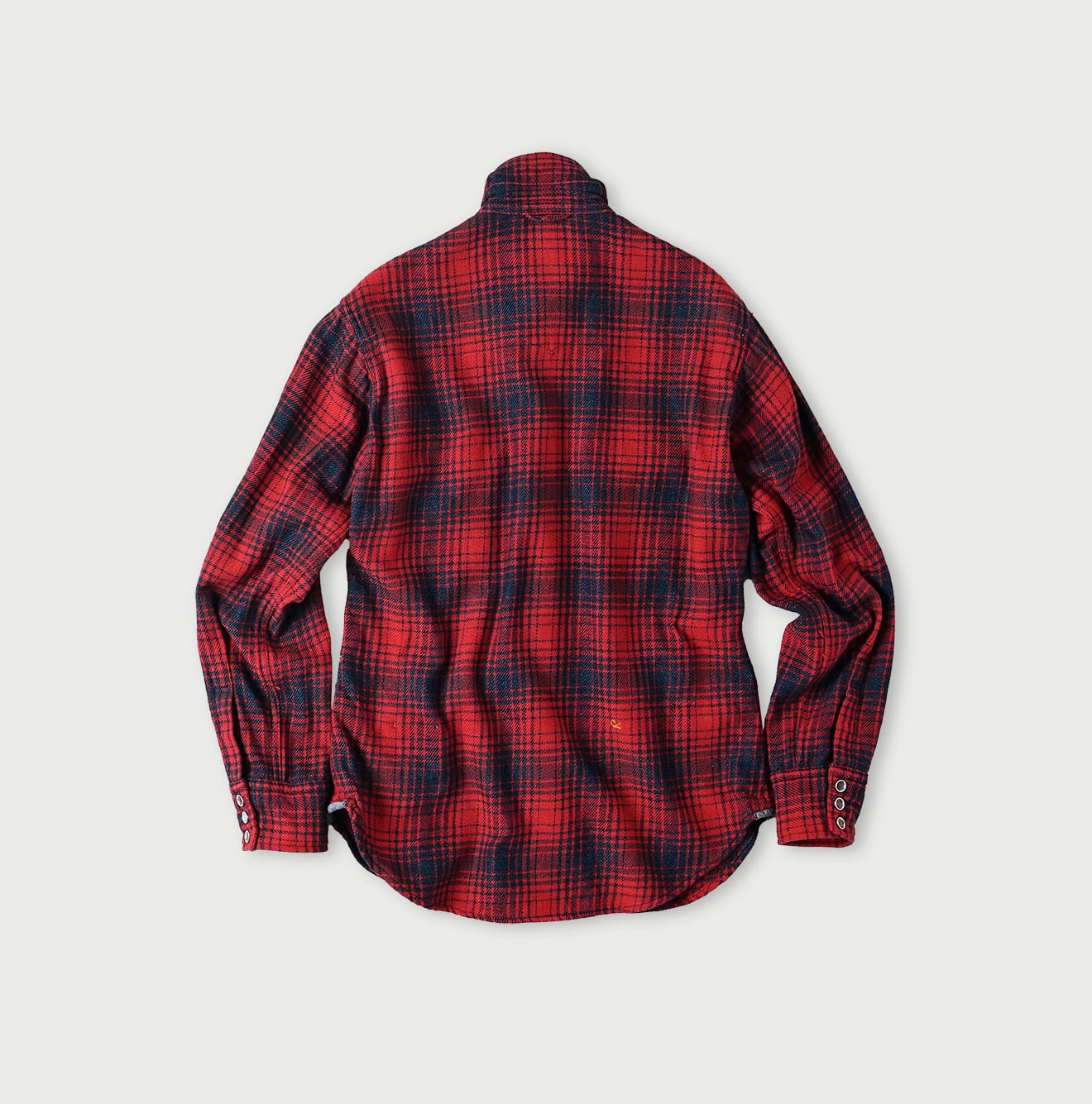 Indigo Zimbabwean Flannel 908 Eastern Shirt Back