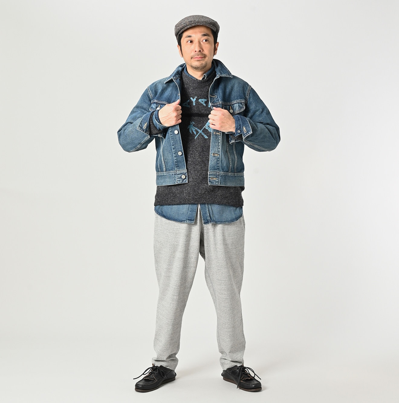 Rye Mugi Denim 908 Hikohime Zyu Male Model