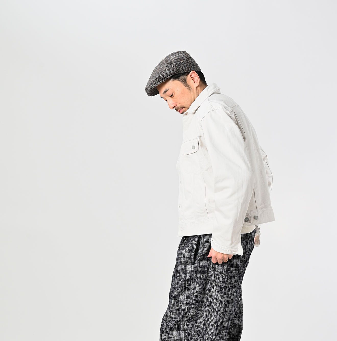 Rye Mugi Denim 908 Hikohime Jan White Male