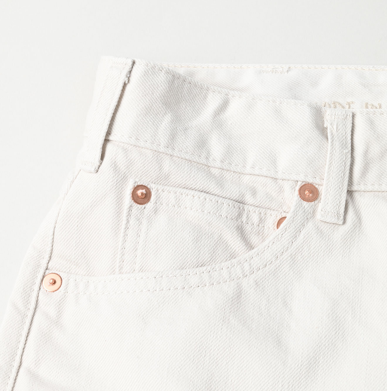 Rye Mugi Denim Charlotte 5 White Detail