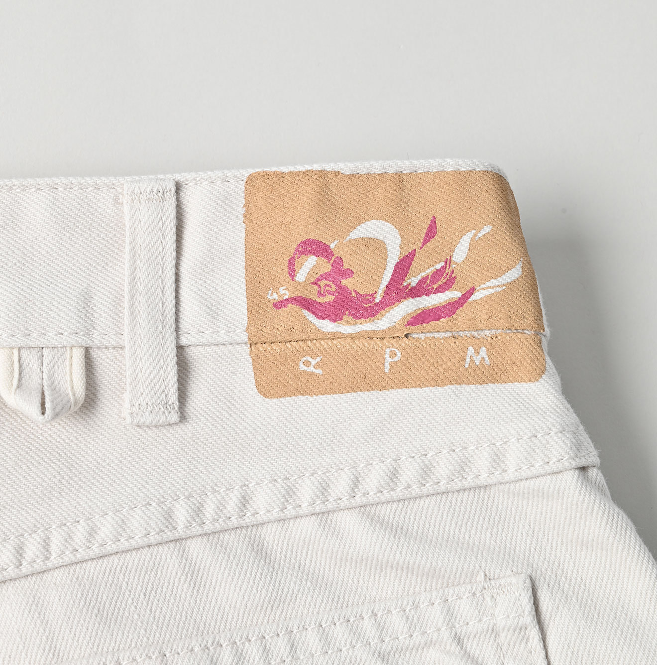 Rye Mugi Denim Charlotte 5 White Detail