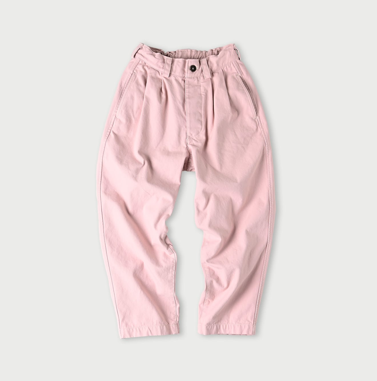 Tabi Cloth 908 Peg Top Pants Pink