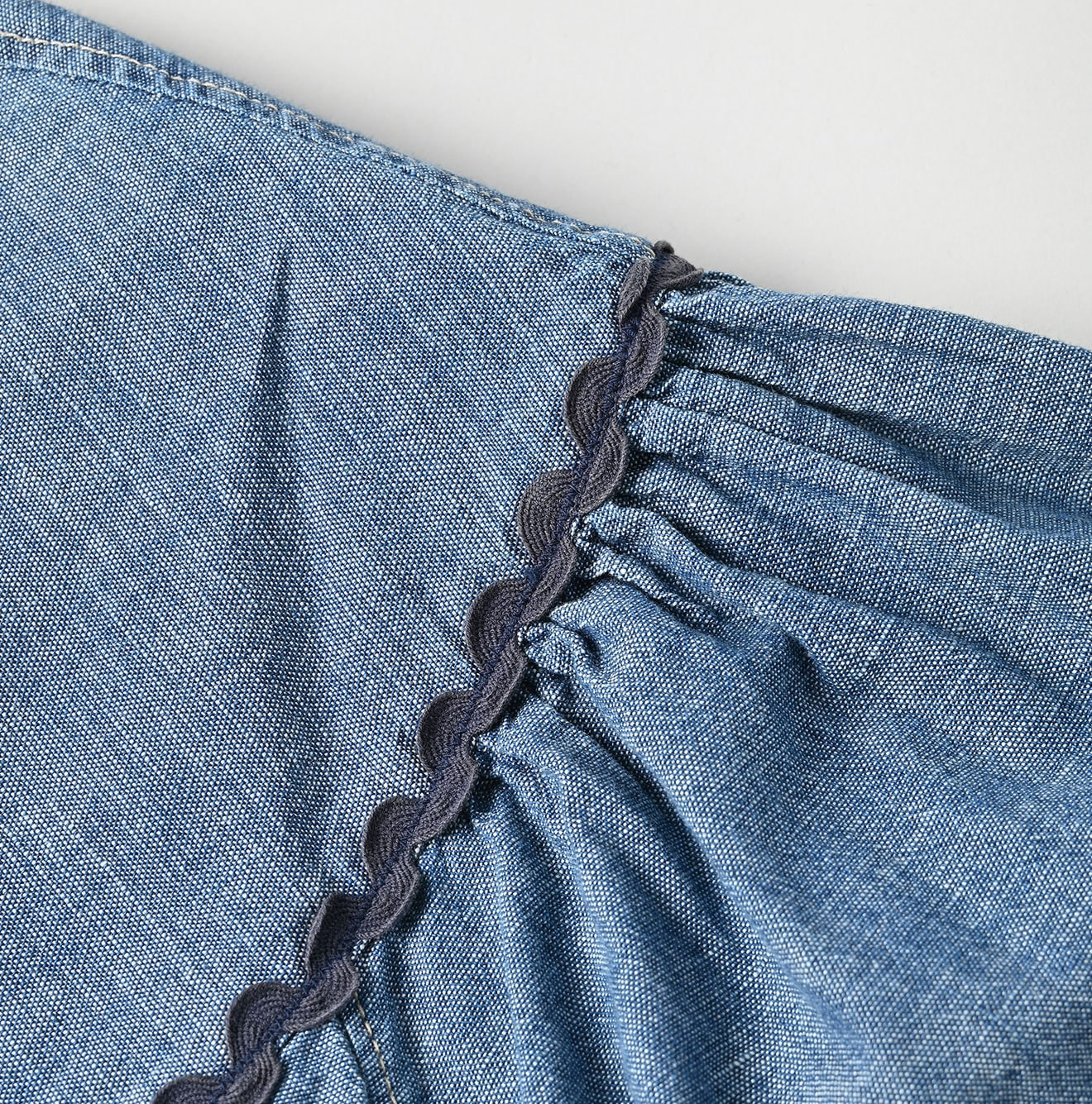 Ruri Dungaree Tambourine Shirt Zyu Detail