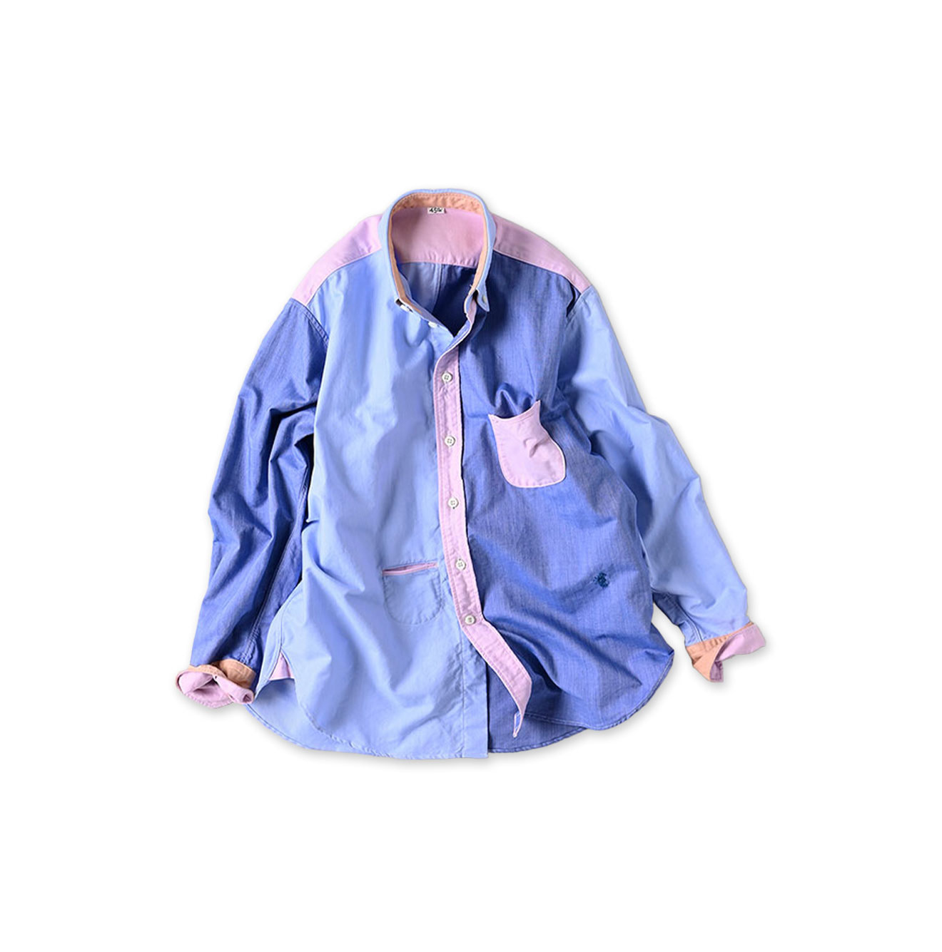 OX Crazy 908 Ocean Button Down Shirt Crazy