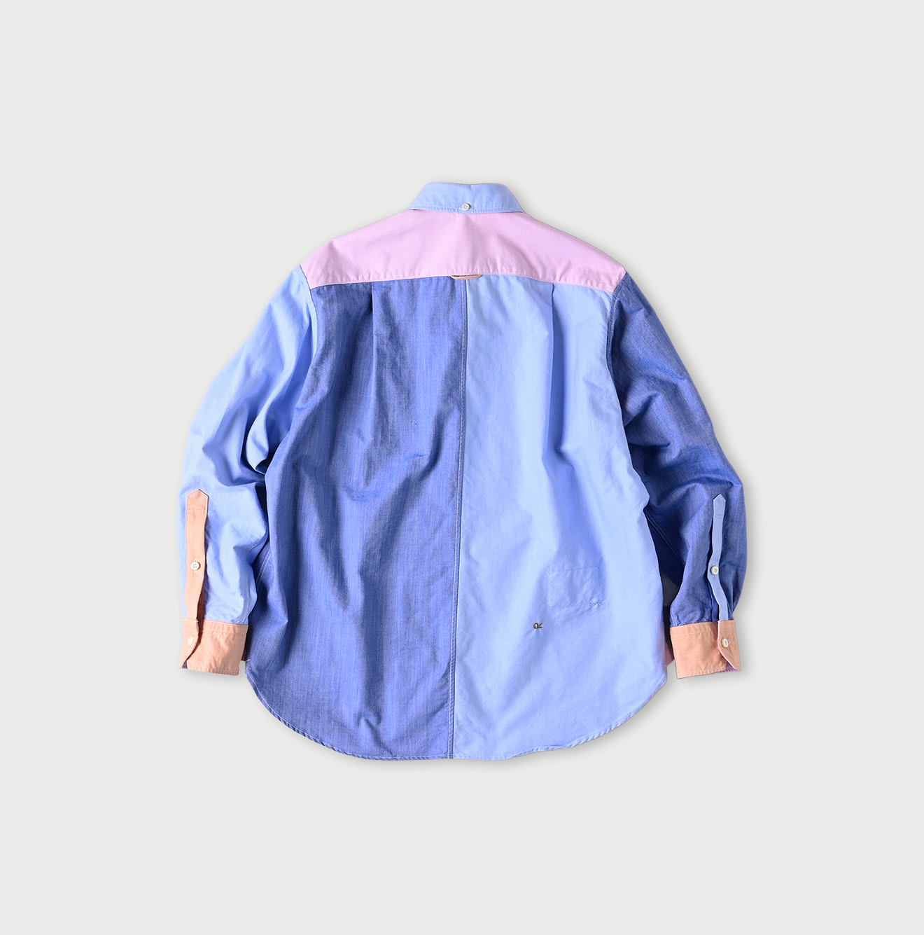 OX Crazy 908 Ocean Button Down Shirt Back