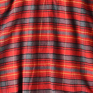 52 Red x Gray Check