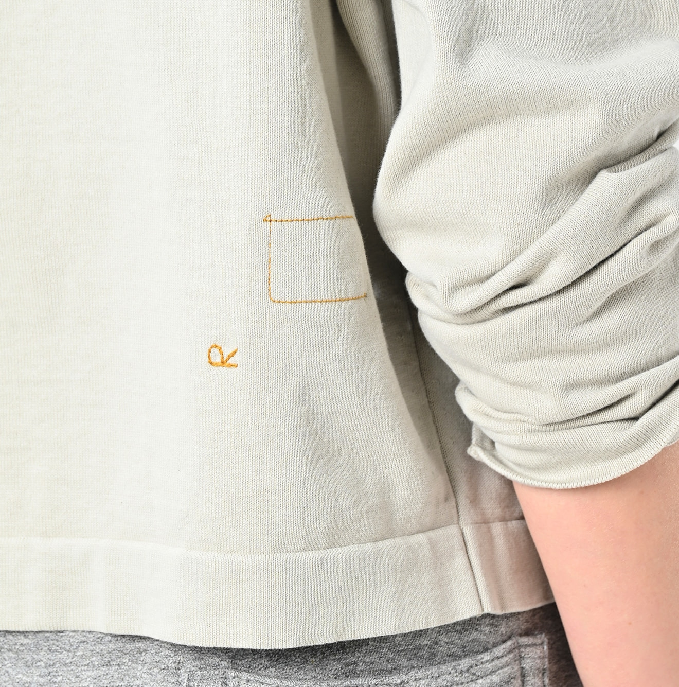 Knitsew Square Cardigan Detail