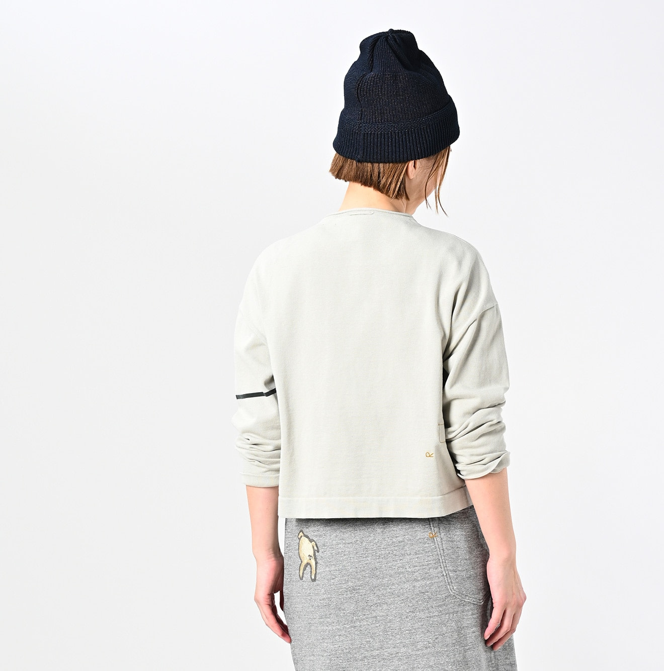 Knitsew Square Cardigan Female Model