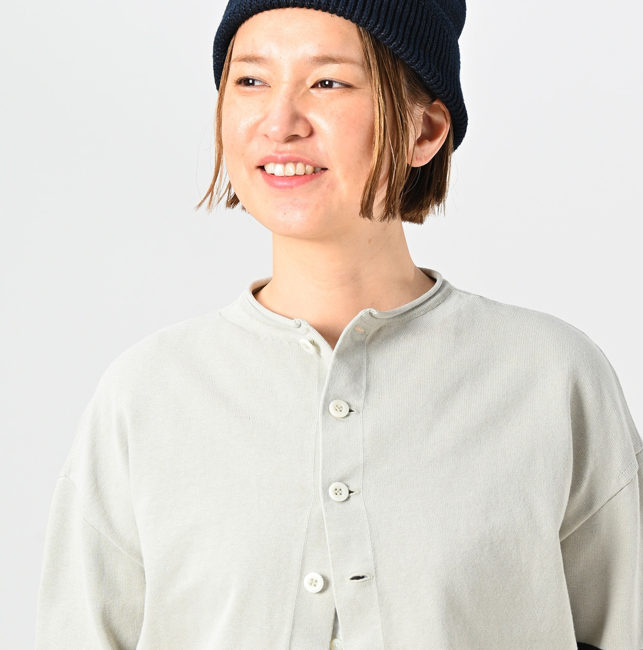 Knitsew Square Cardigan Detail