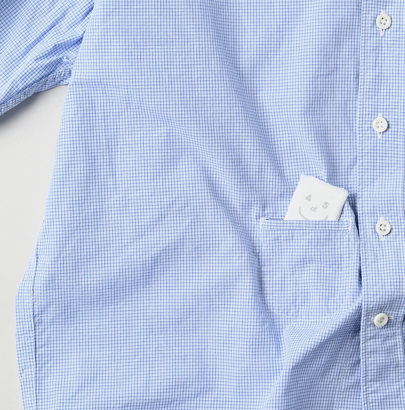 Compact Damp 908 Ocean Button Down Shirt Detail