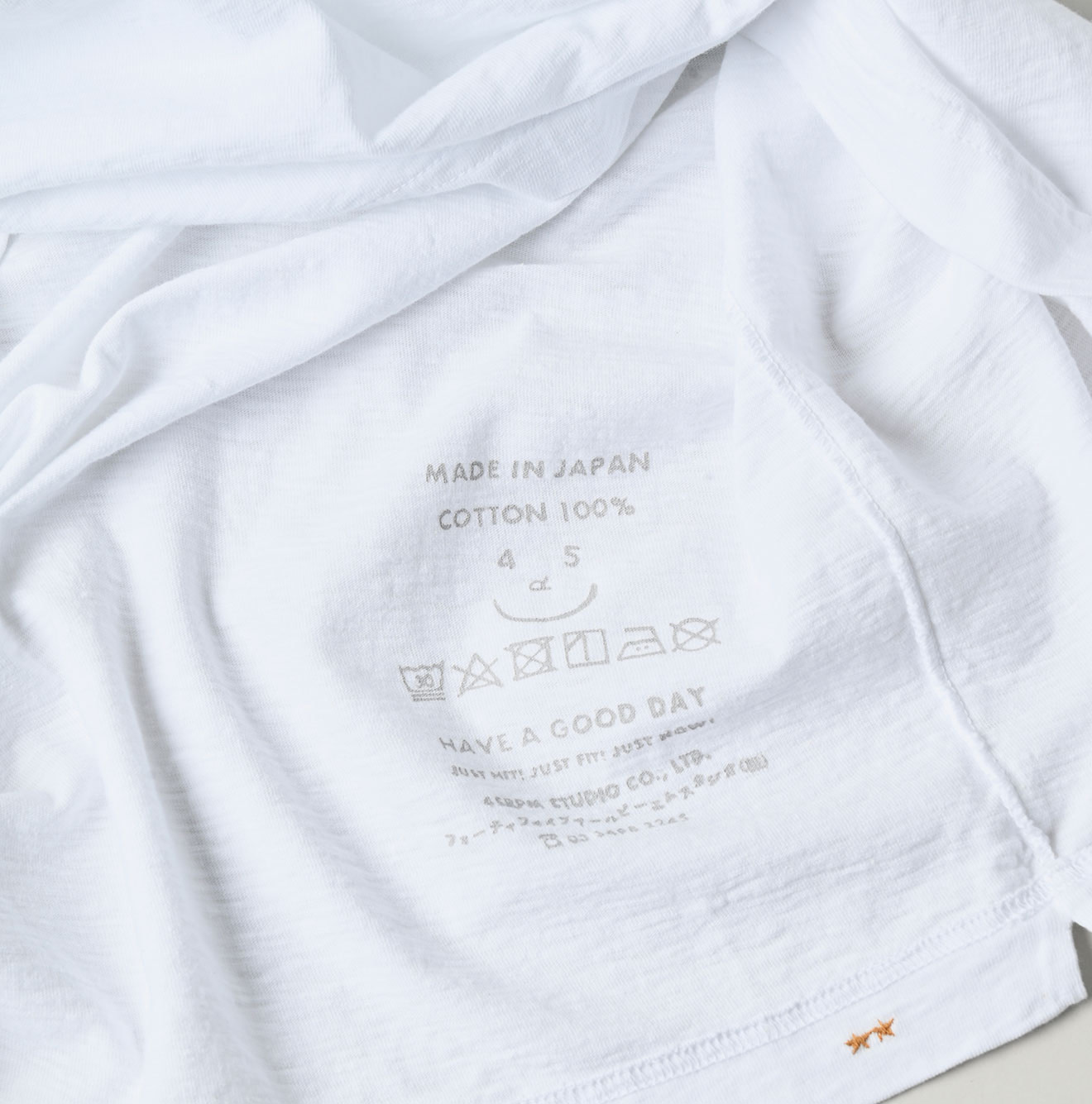 Tenjiku 908 Ocean T-shirt Detail