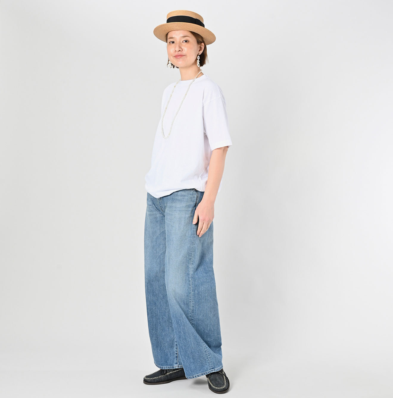 Tenjiku 908 Ocean T-shirt Female Model