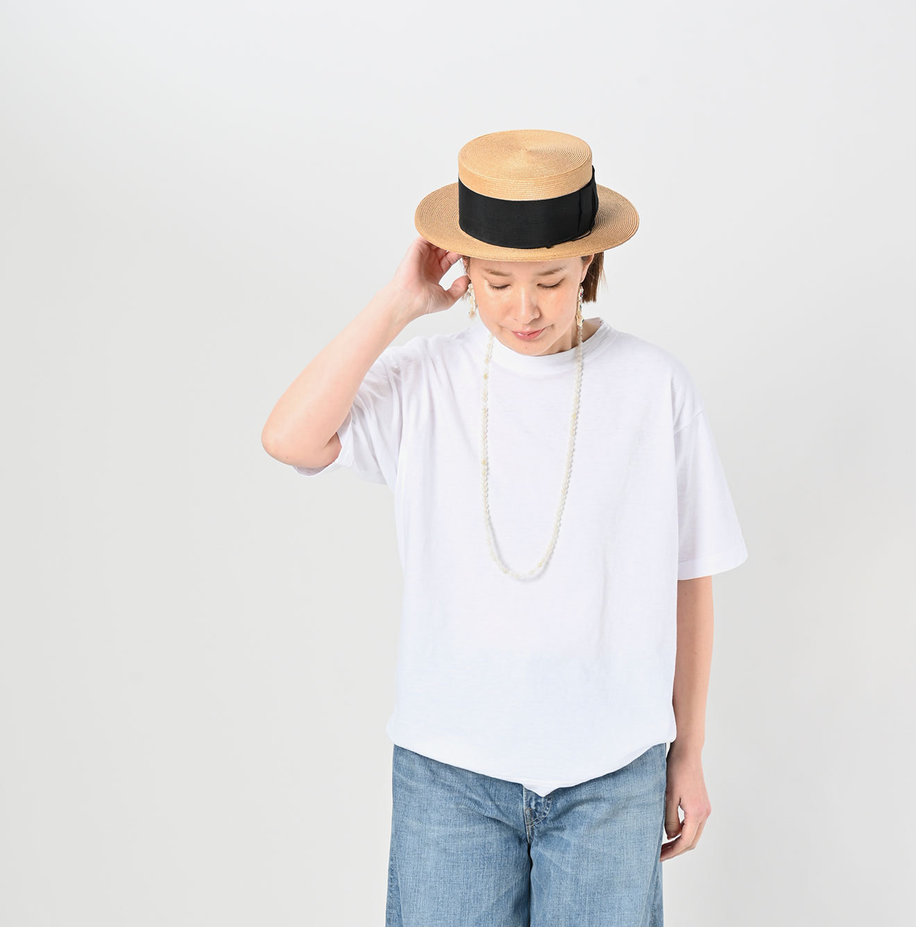 Tenjiku 908 Ocean T-shirt Female Model