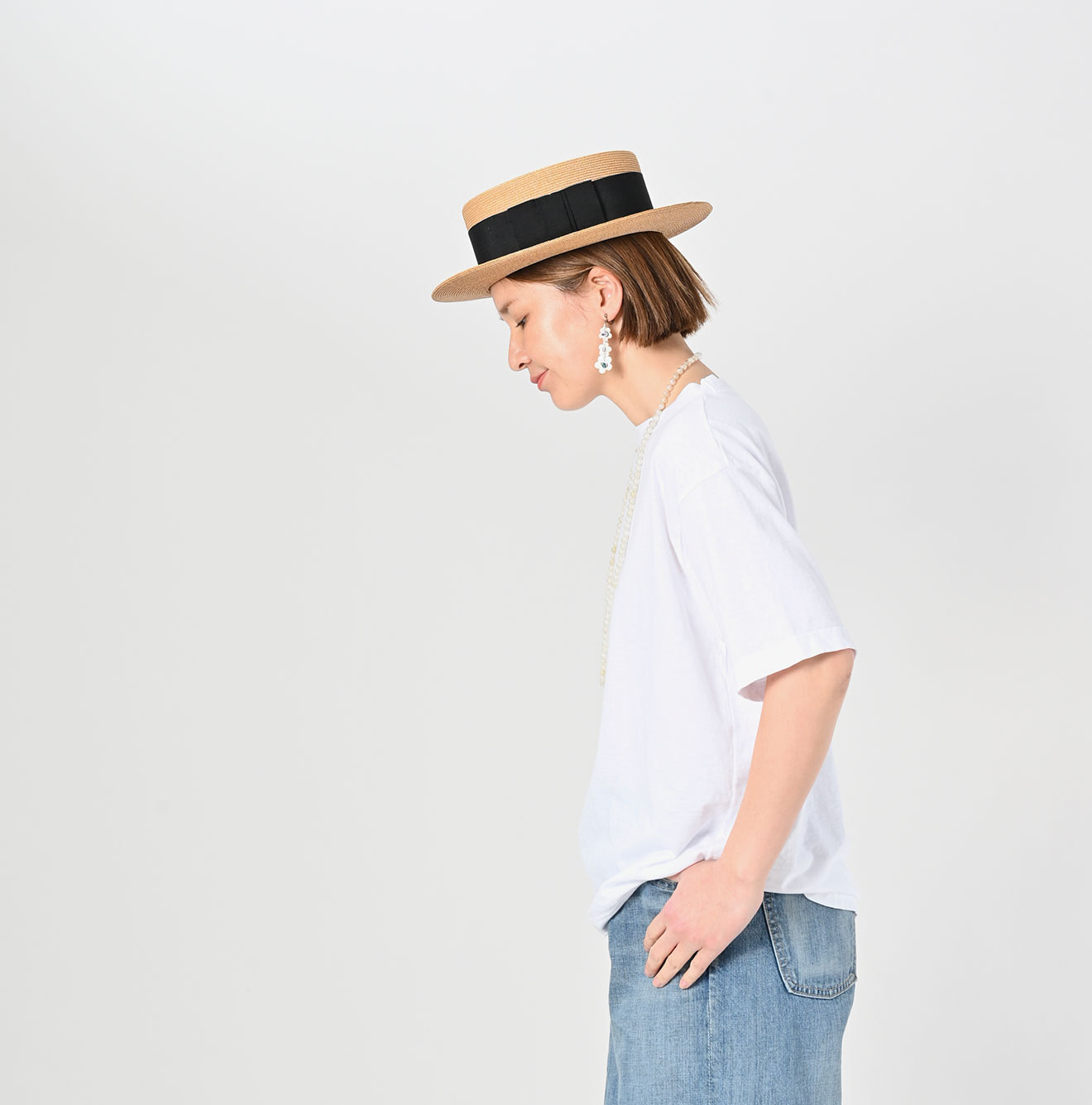 Tenjiku 908 Ocean T-shirt Female Model