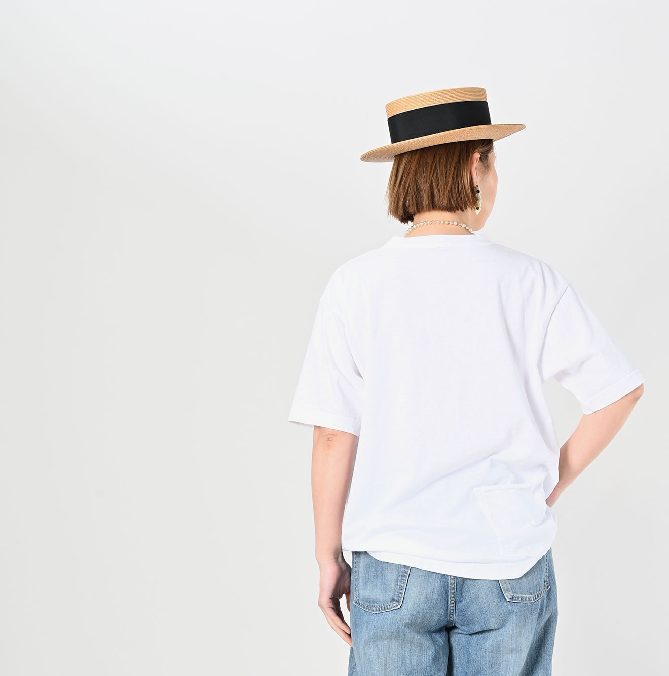 Tenjiku 908 Ocean T-shirt Female Model