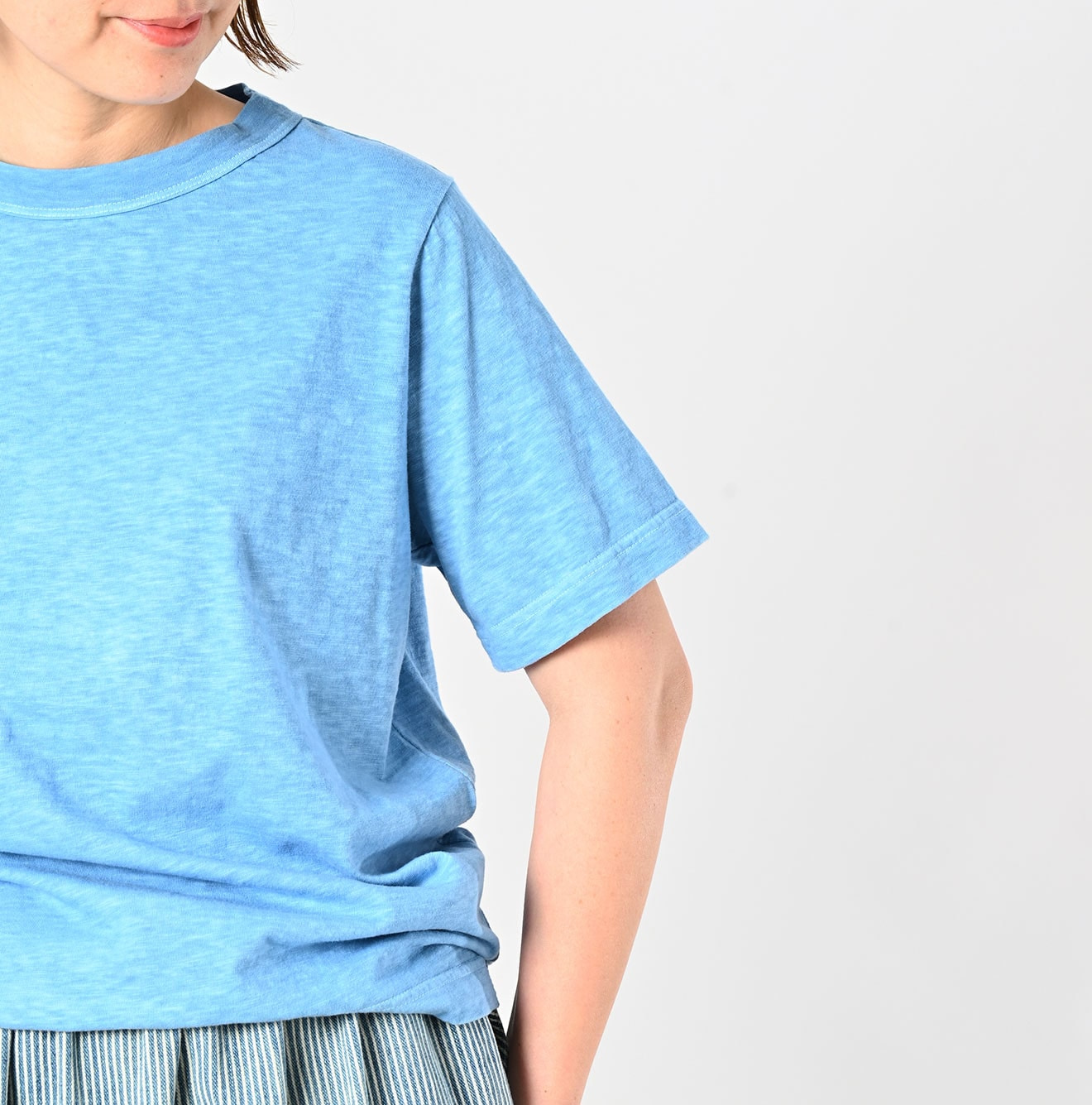 Plant Dyed Tenjiku 908 45 Star T-shirt Detail