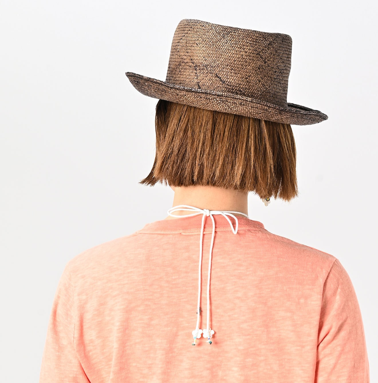 Plant Dyed Tenjiku Square T-shirt Detail