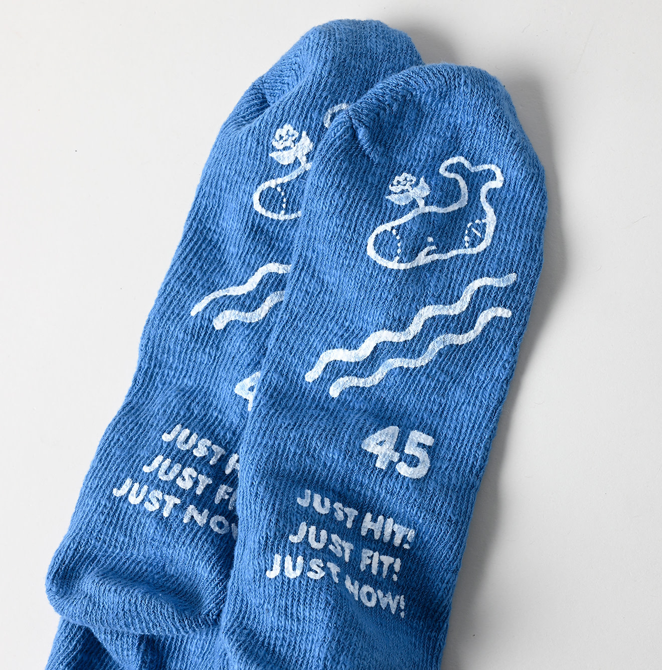 Plant Dyed Dozume Short Socks Detail