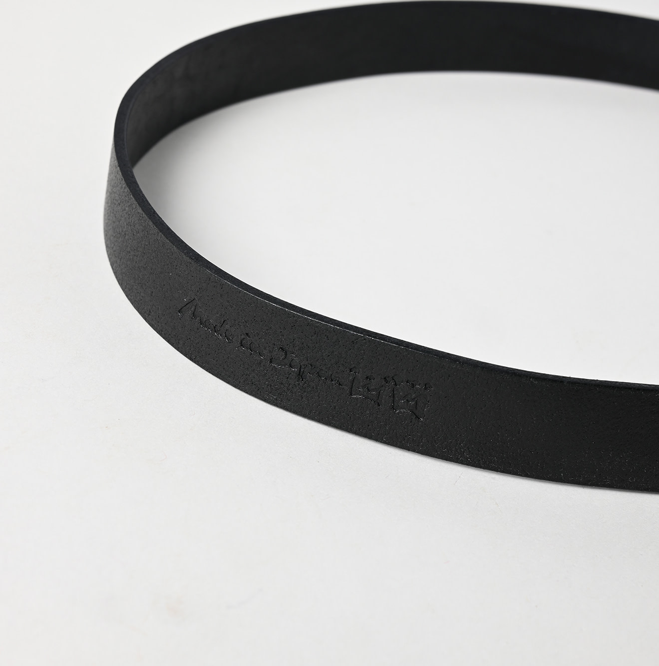 Vintage Leather Belt Medium Detail