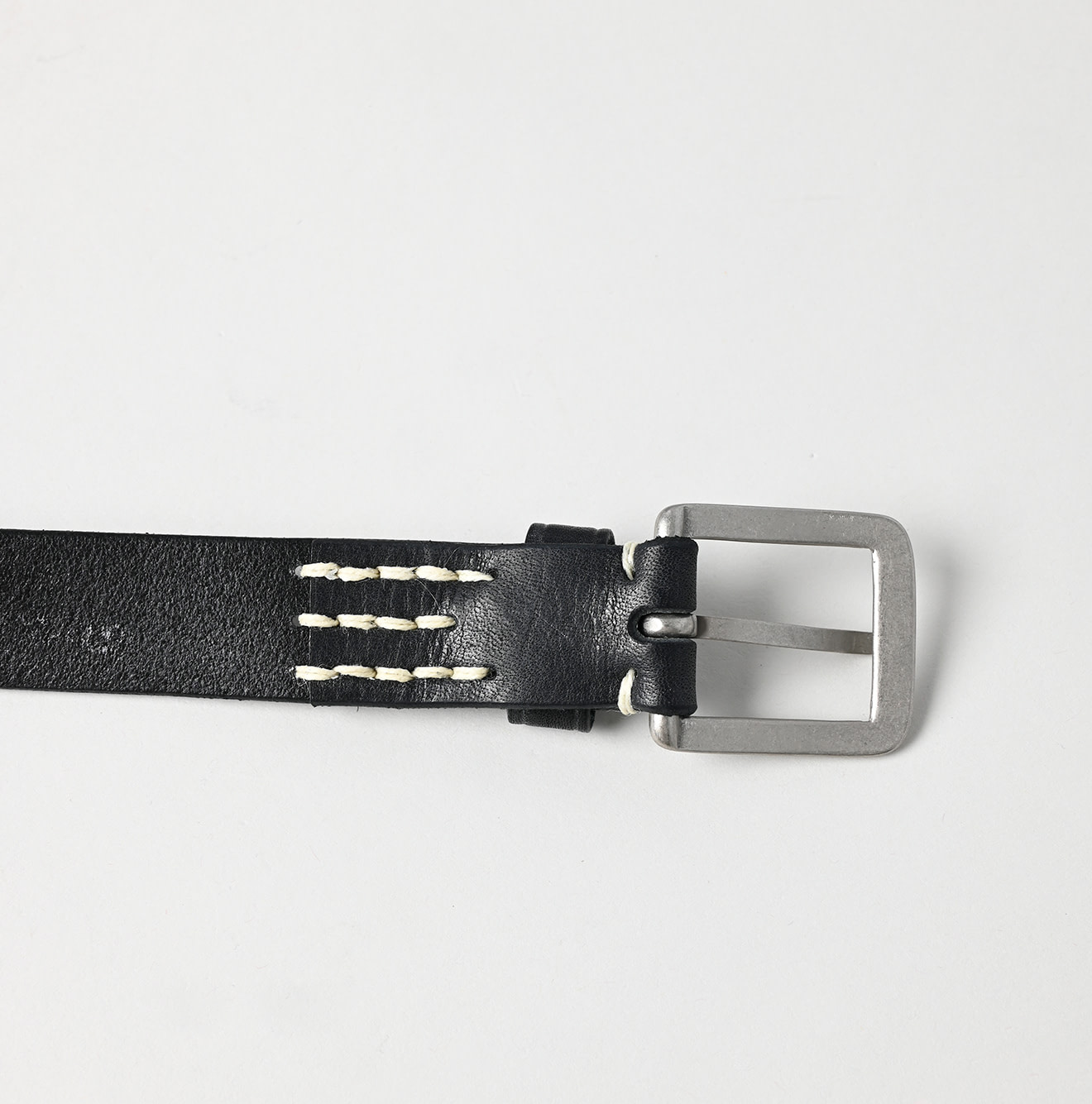 Vintage Leather Belt Medium Detail