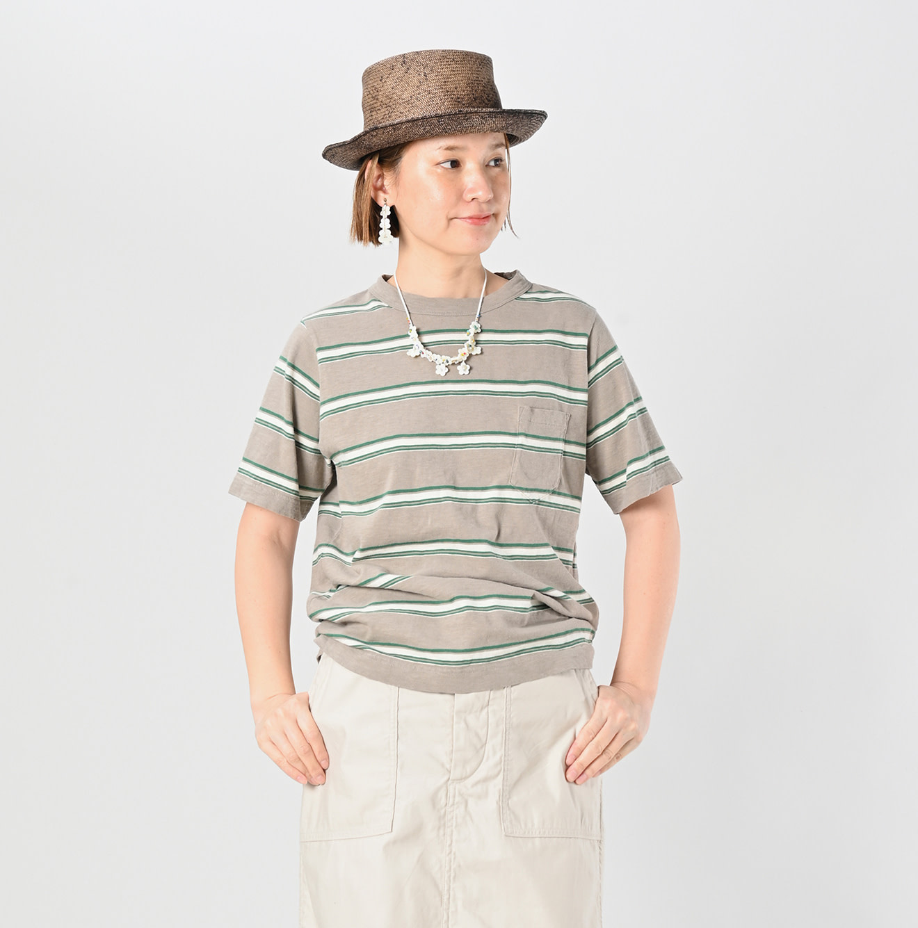 Border Tenjiku 908 45 Star T-shirt Female Model