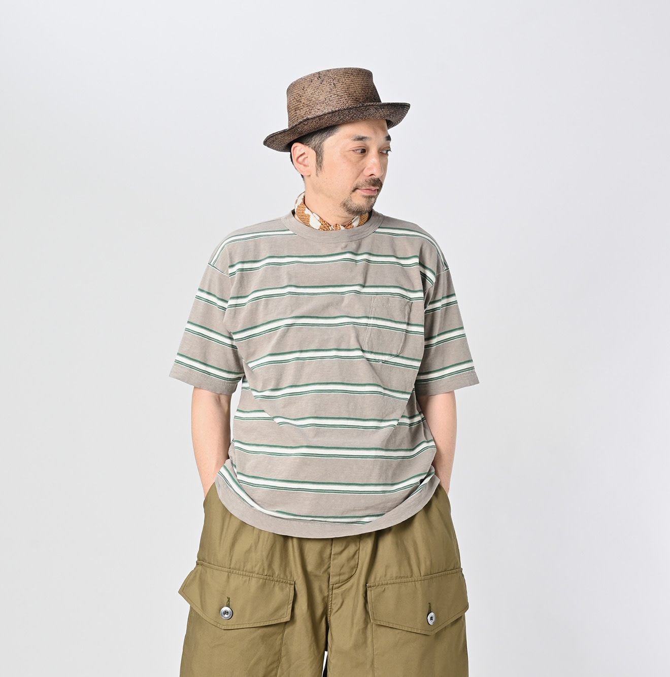 Border Tenjiku 908 45 Star T-shirt Male Model