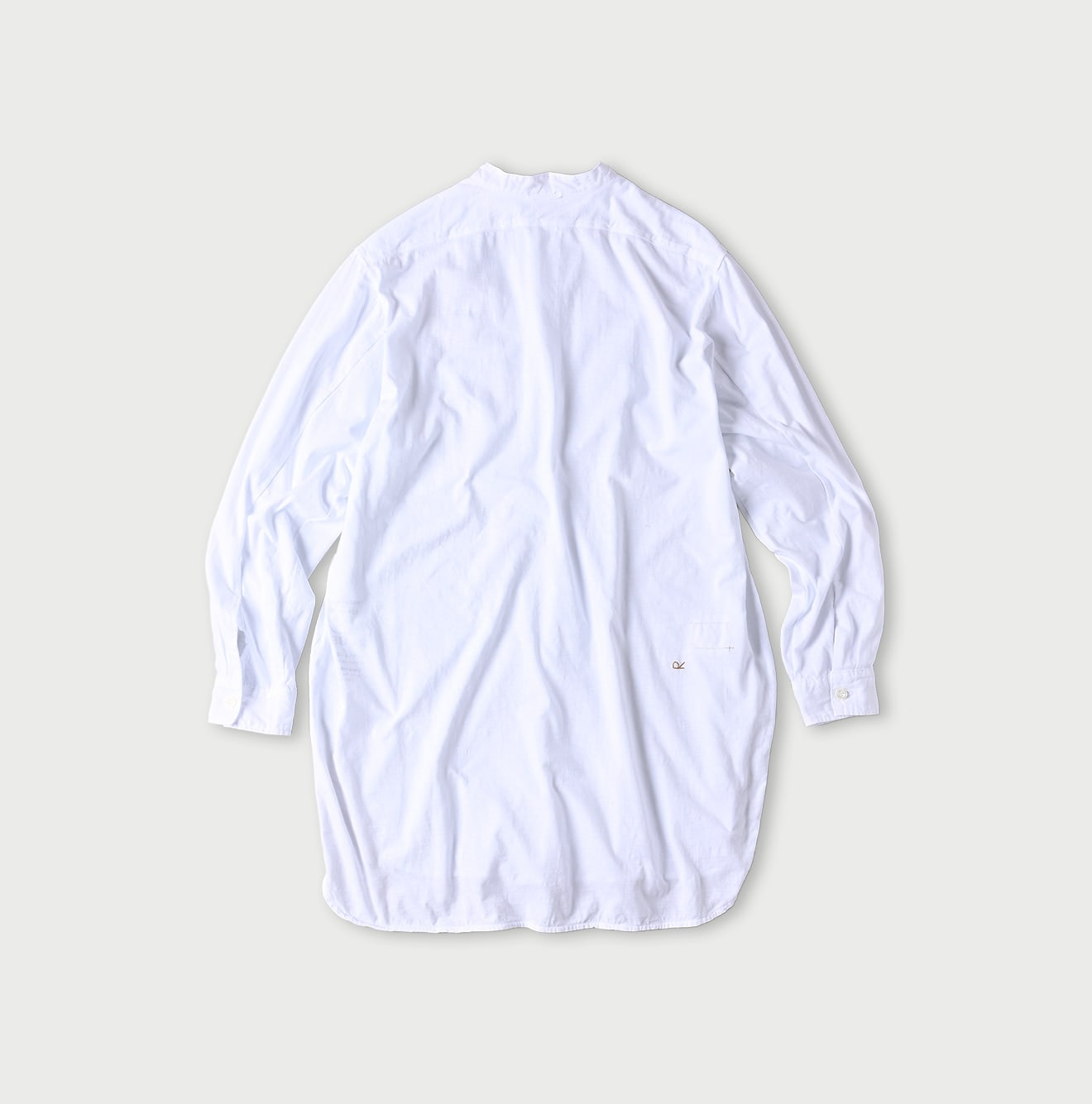 Supima Tenjiku 908 Grandpa Pull Shirt Back