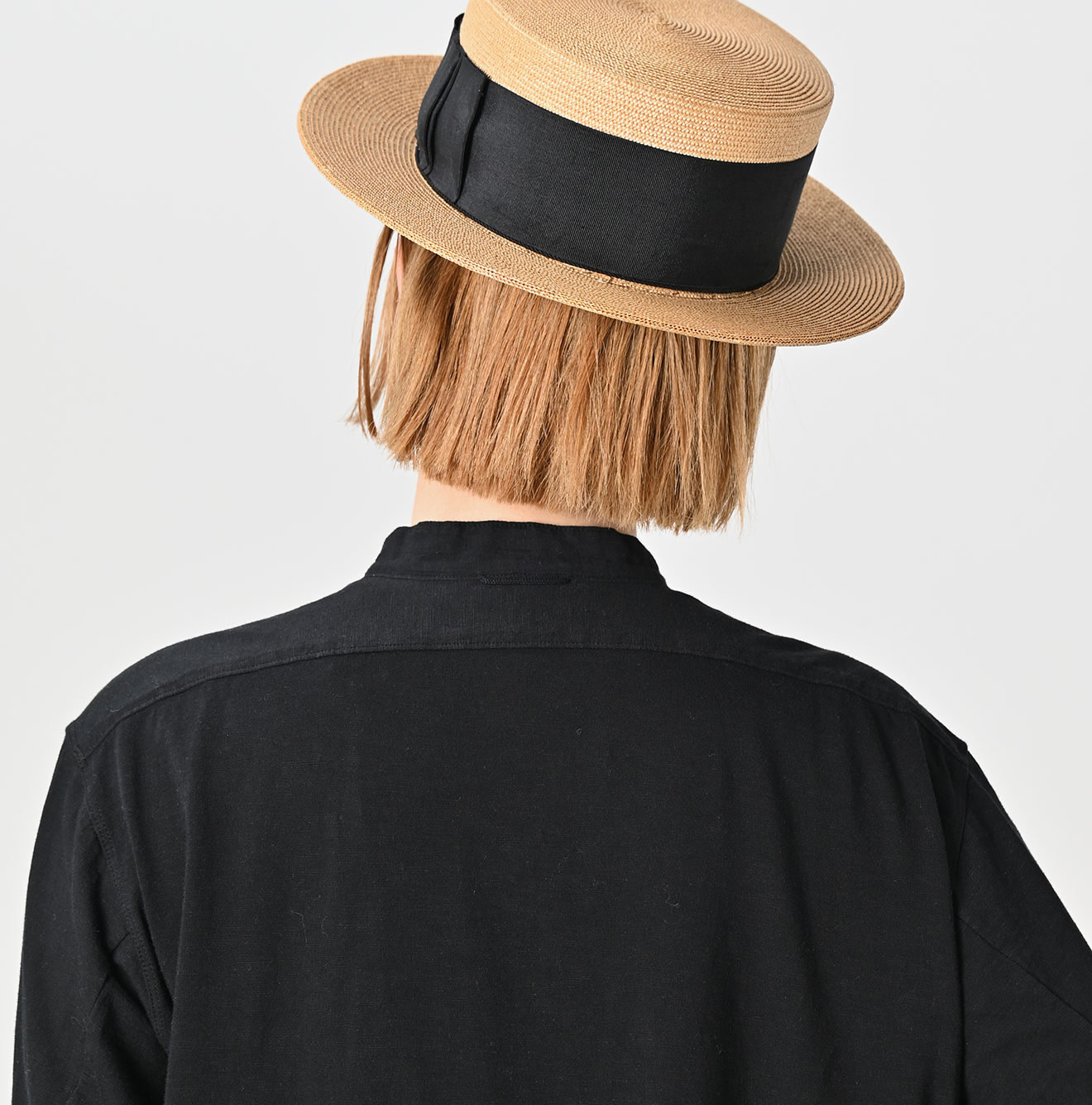 Supima Tenjiku 908 Grandpa Pull Shirt Detail