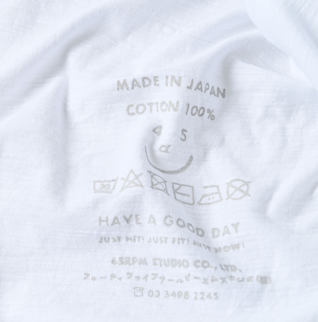 Supima Tenjiku 908 Grandpa Pull Shirt Detail